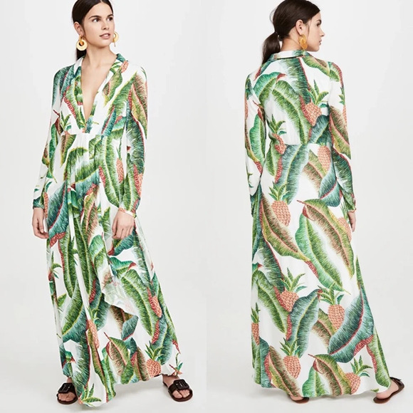 FARM Rio Dresses & Skirts - FARM Rio Forest Palm Maxi Dress